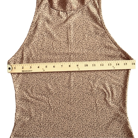 Gaze bodysuit high neck size Medium with small animal print - Picture 11 of 15